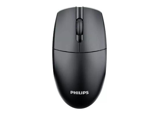Philips M347 Ergonomic Design Wireless Mouse With 2.4GHz Connection - Black